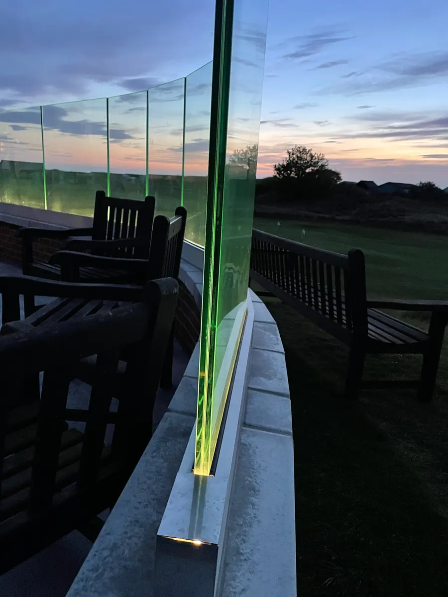 Exterior glazing at a Norfolk golf venue